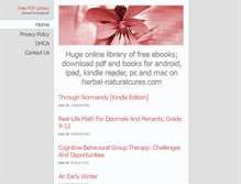 Tablet Screenshot of herbal-naturalcures.com